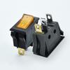 Interruptor com Luz em Forma de Barco Tuv Ul/Etl Certificado/Kcd3-B2 3 Pinos 2 Velocidades Carcaça Vermelha Preta Sem Alavanca Sim Duplo