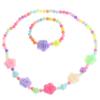 Collar Color Caramelo Estilo Coreano para Mujer Joyería Lista para Usar Collar de Cuentas Pulsera Conjunto de Dos Piezas Joyería al Por Mayor de Yiwu