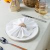 Servilleta de Lino Bordada Manteles Individuales Esterilla Aislante de Exportación Tela de Escritorio para Ambiente Servilleta de Boda Manteles Individuales Servilletas