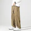 Pantalones Cargo de Paracaidista para Hombre 2026 Nuevos Sueltos Rectos Casuales Largos Primavera y Otoño Deportivos Pierna Ancha Tácticos