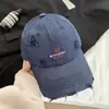 Gorra de béisbol amarilla bordada con letras estilo coreano para mujer, simple y versátil para primavera y verano, hace que la cara se vea más pequeña, gorra suave de visera de pato, mismo estilo para parejas