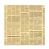 Cor de Couro Cor de Jornal Retrô Inglês Papel de Embrulho Papel de Embrulho para Buquê de Flores Papel Liso Coreano Impermeável Arte Floral Floricultura Atacado
