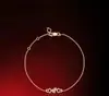 Pulsera de Calabaza de Oro de 18k para Mujer Cadena de Clavícula Significativa de Oro Rosa de Alta Gama Regalo de San Valentín Cumpleaños