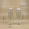 Botella sub-empaque transparente 20/50/100ml botella de muestra botella de agua 200 ml botella cosmética 1 litro botella de plástico
