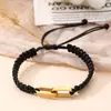 Pulseira de Aço Inoxidável Tecida à Mão em Forma de U Pulseira de Casal Acessórios Atacado Estilo Ins Pulseira de Casal Exclusivo para Venda Transfronteiriça