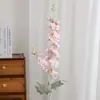Flores Delphinium Artificiais para Arranjos de Chão de Casamento, Decorações de Teto, Ornamentos Decorativos Violeta Falsos, Decorações de Arte Floral