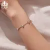 Pulseira Versátil Original Aifule Folha de Oliveira Material Cobre Banhado a Ouro Branco Moda Planta Joia de Mão Atacado Ornamentos Mulheres