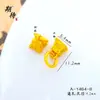 Esperando mucho tiempo no se desvanece método antiguo arena oro diy tarro de miel pantuflas cornucopia gatito colgante accesorios exquisitos mujeres