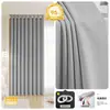 Cortinas para Dormitorio con Oscurecimiento Total, Nuevo Estilo 2025, Algodón y Lino, Estilo Crema, Lujo Ligero, Sensación de Alta Gama, Aislamiento Térmico, Tela Protectora Solar para la Sala de Estar