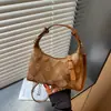 Bolsa hobo jeans de um ombro 2026 novo estilo cravejada de strass moderna bolsa de mão casual versátil transversal bolsa feminina moderna