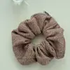 Scrunchie Novo Oversized Outono e Inverno com Toque de Luxo, Elástico de Cabelo Elegante, Corda de Cabelo de Lã Estilo Preguiçoso, Elástico para Rabo de Cavalo Baixo