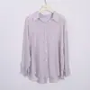 Conjunto de dos piezas de protección solar Tencel: chaqueta ligera y transpirable de manga larga con abertura en la espalda + camisola de color liso