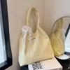 Bolso Tote Casual Dulce para Niña Transfronterizo para Mujer 2025 Nueva Llegada Combinable a la Moda Bolso de Hombro Axilar Bolso de Clase