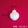 Chaveiro Fofo de Coração Girly Tridimensional com Flocagem, Pingente para Bolsa de Celular, Pingente de Pelúcia, Acessórios, Venda por Atacado Mista