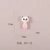 Loja de Sobremesas Temática de Comida Brilhante Acessórios de Resina Colher Panda Ímãs de Geladeira DIY Caixa de Papelaria Materiais de Brinquedo para Crianças