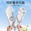 Chinelos Dobráveis Portáteis de Viagem Novo Estilo para Homens e Mulheres Viagem de Negócios Banheiro Tomar Banho Sandálias de Viagem para Praia Antiderrapantes