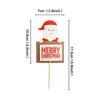 Producto con derechos de autor impresión Navidad Paleta decoración de pastel mesa de postres Taza Bobo cubierta pegatina palo para pastel