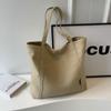 Bolso de lona de gran capacidad para mujer, nuevo bolso de hombro informal, sencillo y a la moda, ideal para ir de compras o ir al trabajo.