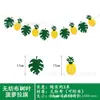 Folhas de feltro bandeira de puxar triângulo flor oca de puxar decoração de festa para bebê de um ano banner de fundo para professor