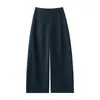 Calça de Alfaiataria Feminina Estilo Old Money, Novas Calças Casuais Retas Soltas para Outono 2026, Calças Retas Casuais para Mulheres Baixas