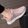 Zapatos para Niñas Primavera y Otoño Nuevos Zapatos de Malla Tejido Fly Transpirables Tenis Niño Grande Niña Suela Suave Amortiguadores Zapatos para Correr