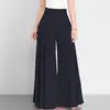 2026 AliExpress Wish Primavera OL Pantalones de Pierna Ancha de Color Sólido de Cintura Alta para Mujer Pantalones Casuales Delgados Ropa para Mujer Transfronteriza