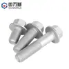 Parafuso Sextavado Externo com Flange de Rosca Fina Classe 10.9 Dacromet M10M12M14M16M20 Parafuso Acolchoado