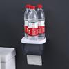 Caja para Papel Higiénico Perforación Libre Impermeable Caja para Papel Higiénico Tubo para Rollo de Papel Caja para Papel Higiénico Doméstica Estante de Almacenamiento para Papel Higiénico