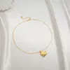 Promoção Quente da Amazon Pingente de Amor Cobre Banhado a Ouro Dia dos Namorados Corrente para Clavícula Empilhada High-end Light Luxury Colar em Forma de Coração