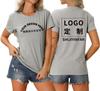 Comércio Exterior Transfronteiriço da Amazon Camiseta Estampada com Padrão DIY Pedidos em Lote Pequeno Atacado Blusa Solta de Manga Curta