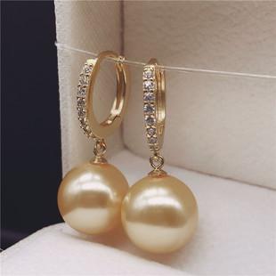 2022 novo estilo simples micro-incrustado zircão brincos ouro branco roxo pérola brincos ponto atacado 2022年新款简约风微镶锆石耳扣金色白色紫色珍珠耳钉耳环现货批发