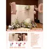 Suministros de Decoración para Primer Cumpleaños para Niños y Niñas, Fondo de Sala de Estar de Hotel Estilo Ins, Tablero Kt