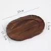 Shumen Estilo Chino Vintage Nogal Portaté Calentador Aislante Posavasos Manteles Individuales Resistente al Calor Anti-quemaduras Hogar Olla de Arena Esterilla Madera