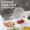 Plato para escupir huesos de lujo ligero más vendido en Douyin plato de fruta plato de mesa plato de verduras plato para escupir huesos plato pequeño plato de basura con bandeja base