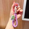 Cordão de chaveiro cordão corda trançada de correspondência de cores para celular anti-perdido corda pendurada pingente de pulso caso de telefone móvel chaveiro anel pendurado jóias