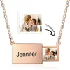 Accesorios Navideños Europeos y Americanos Popular Personalizado Creativo Desplegable Sublimación Foto Sobre Collar Transfronterizo Amazon