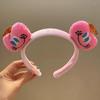 Diadema Especial para Lavar la Cara, Diadema Divertida de Otoño e Invierno con Diseño de Oso Lindo, Cinta para el Pelo, Horquilla, Accesorios para el Pelo, Tocado de Felpa