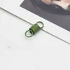 Fecho de Mola Espiral Pintado Colorido Dupla Ponta Elástico Figura de Oito Anel Duplo Conector Materiais para Joias DIY Pequenos Acessórios