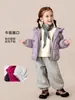 Leggings infantis Tongbei, feitas sob medida em cores lisas, quentes e forradas com fleece, com personalização de logotipo disponível, para meninos e meninas, em estoque, personalização em pequenos lotes