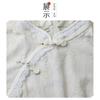 Botón de tela tejida a mano con hebilla de calabaza perlada para cheongsam, botón decorativo Hanfu para mujer, accesorio de ropa antigua
