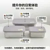 Juego de Contenedores de Almacenamiento de Alimentos de Acero Inoxidable 304, Caja de Almacenamiento para Refrigerador con Tapa, Apilable, Caja Sellada con Compartimentos Transfronteriza, Caja para Preparación de Comidas