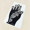 Coleção Decorativa de Tatuagem Transfronteiriça Pintada à Mão Modelo de Mãos e Pés Vazados Renda Criativa Adesivo de Tatuagem para o Corpo Humano Modelo de Pomada de Henna