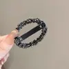 Accesorios para el Cabello de Lujo Ligero de Gama Alta, Pinza para el Cabello de Flor con Pedrería y Diseño Hueco a la Moda y con Estilo, Pinza de Resorte con un Toque de Gama Alta, Pinza Horizontal para Media Coleta, Pinza Superior