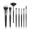 Set de Maquillaje para Principiantes Set de Brochas Polvo Suelto Brocha para Polvo Suave Rubor para Estudiantes Sombra de Ojos Portátil Set Completo Pelo Suave Asequible