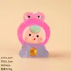 Novo Animal Cartoon Luminoso Resina Grão Fofo DIY Decoração de Mesa Pequenos Enfeites Caixa Surpresa Fofa Boneca Pequena Feita à Mão