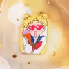 Insignia linda de niño estilo japonés, broche de dibujos animados para niños, accesorio para bolso, regalo pequeño, parche de acrílico, pin para niñas