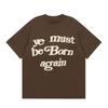 Explosiones Transfronterizas 2024 Verano Kanye alta calidad Multicolor Algodón Cuello Redondo Camiseta Suelta de Manga Corta para Hombre y Mujer Ropa de Verano