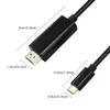 Cabo Type-C para HDMI 4K60Hz Celular Conectado à TV Cabo de Tela Espelhada Projeção Alta Definição Suporta Ce Hdcp