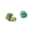Lindo animalito pez Pequeña Tortuga cabeza de gato cuentas de cerámica pintadas a mano diy hecho a mano aretes con cuentas accesorios