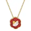 Venta Directa de Fábrica Personalizada Moda Cadena para Clavícula Collar con Colgante de Circonita Nuevo Diseño Calidad Ins Estilo Minimalista Europeo y Americano
